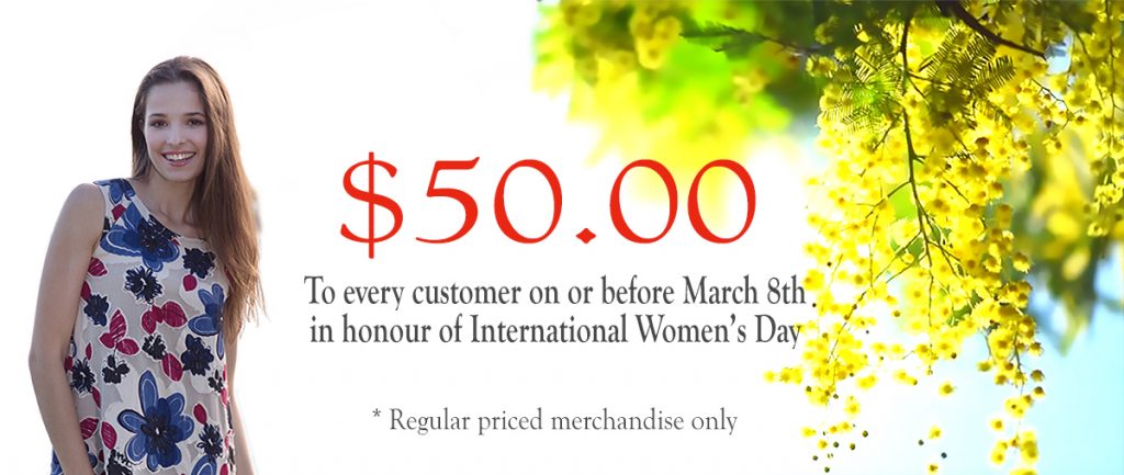 International Women's Day gift card