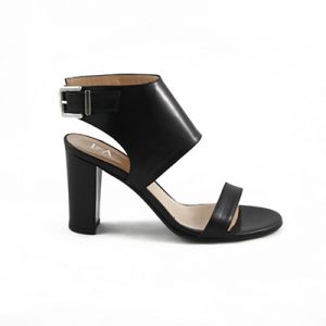 LA ankle strap cut out heel sandal